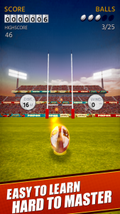 اسکرین شات 1 بازی Flick Kick Rugby Kickoff
