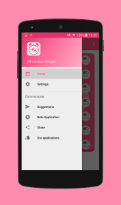 اسکرین شات 2 برنامه Contraceptive pill reminder