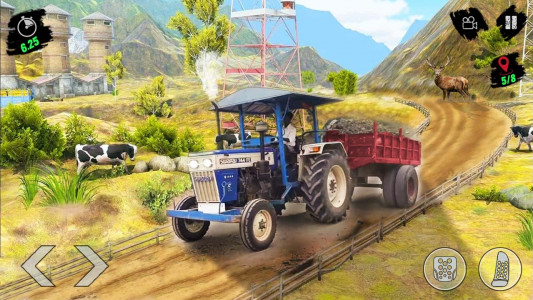 اسکرین شات بازی Off-road Tractor Driving Games 1
