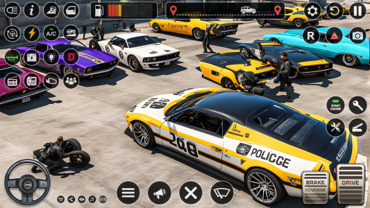 اسکرین شات 5 بازی Luxury Police Car Parking Game