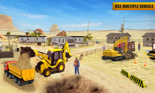 اسکرین شات 3 بازی Heavy Construction Road Build