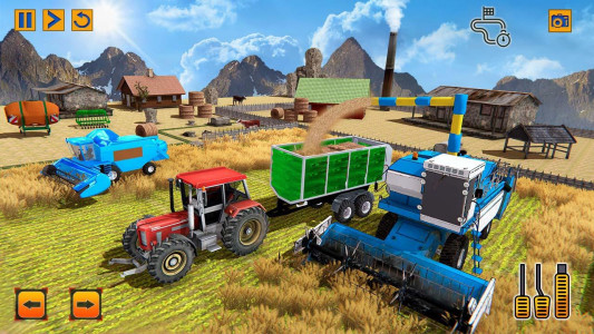 اسکرین شات بازی Real Tractor Farming Sim Drive 2