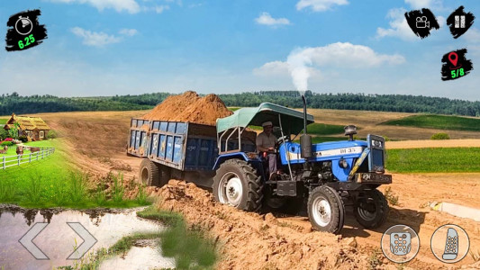 اسکرین شات 4 بازی Tractor Farming: Offroad Games