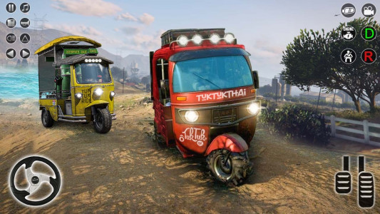 اسکرین شات بازی Real Rickshaw Simulator Games 3