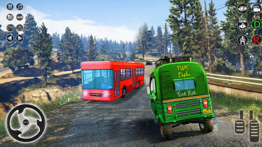 اسکرین شات بازی Real Rickshaw Simulator Games 1