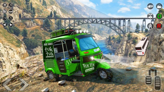 اسکرین شات بازی Real Rickshaw Simulator Games 5