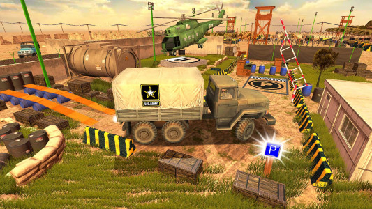 اسکرین شات بازی USA Army Truck Drive Simulator 1