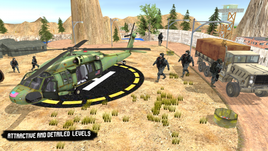 اسکرین شات 2 بازی US Military Truck Driving Sim