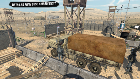 اسکرین شات بازی USA Army Truck Drive Simulator 4