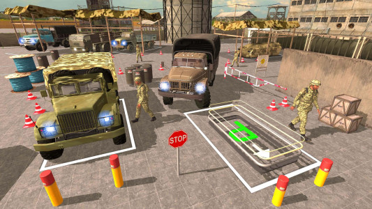 اسکرین شات بازی USA Army Truck Drive Simulator 3