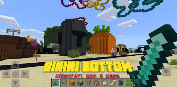 اسکرین شات برنامه Mod Bikini Bottom Pineapple House For Minecraft PE 4