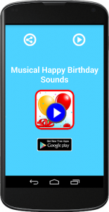اسکرین شات برنامه Musical Happy Birthday Sounds 2