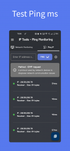 اسکرین شات 2 برنامه Ping Tools: Network Monitor