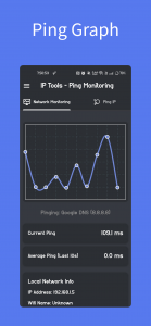 اسکرین شات 1 برنامه Ping Tools: Network Monitor