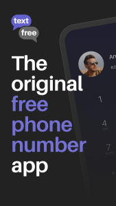 اسکرین شات 1 برنامه Text Free: Second Call Number