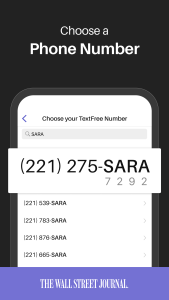 اسکرین شات 4 برنامه Text Free: Second Call Number