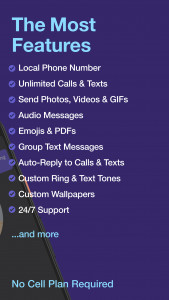 اسکرین شات برنامه Text Free: Call & Texting App 2