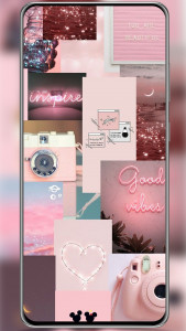 اسکرین شات 3 برنامه Pink Wallpaper