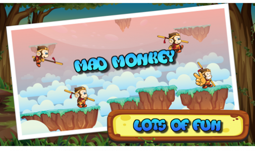 اسکرین شات بازی Jungle Adventure - Mad Monkey 1