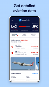 اسکرین شات برنامه Plane Finder - Flight Tracker 6