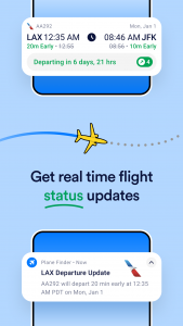 اسکرین شات برنامه Plane Finder - Flight Tracker 2