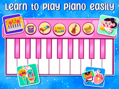 اسکرین شات بازی Princess Piano Games for Girls 1