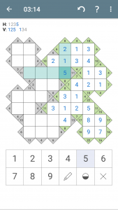 اسکرین شات 3 بازی Kakuro (Cross Sums)