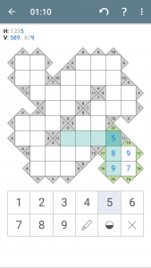 اسکرین شات 1 بازی Kakuro (Cross Sums)