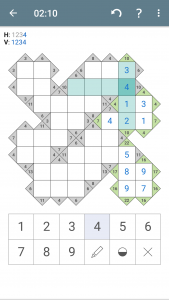 اسکرین شات 2 بازی Kakuro (Cross Sums)