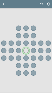 اسکرین شات 1 بازی Peg Solitaire - Puzzle Game