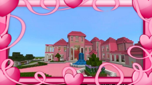 اسکرین شات برنامه Pink Princess House Map MCPE 5