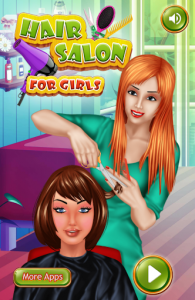 اسکرین شات بازی Hair Salon for Girls - Free Fun Fashion Game 1