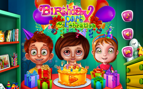 اسکرین شات بازی Birthday Party Celebration - Happy Games for Kids 1