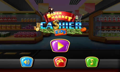 اسکرین شات بازی Supermarket Cashier Kids Games 1