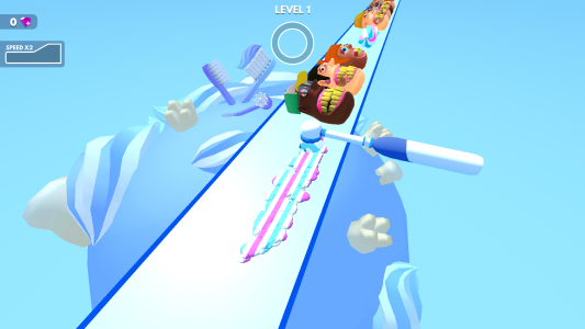 اسکرین شات 1 بازی Teeth Runner!