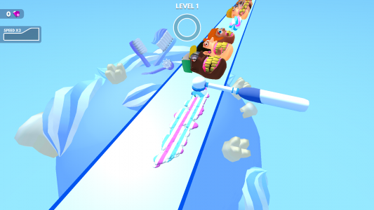 اسکرین شات 1 بازی Teeth Runner!