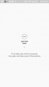 اسکرین شات 1 برنامه Questions Diary