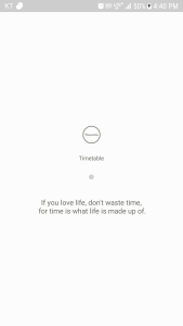 اسکرین شات 1 برنامه Timetable: a lovely scheduler