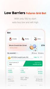 اسکرین شات 2 برنامه Pionex - Crypto Trading Bot