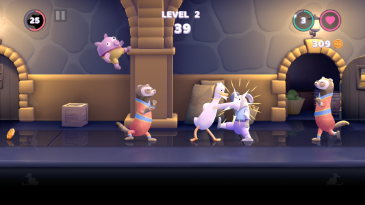 اسکرین شات 2 بازی Punch Kick Duck