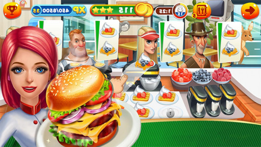 اسکرین شات بازی Happy Cooking - Chef Games 1