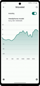 اسکرین شات برنامه Wavelet: headphone specific EQ 2