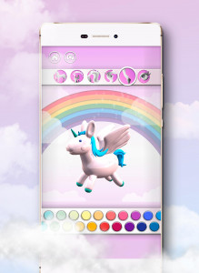 اسکرین شات بازی Unicorn 3D Coloring Book 4