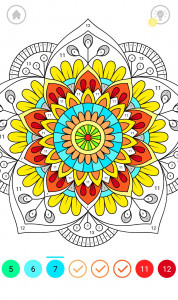 اسکرین شات برنامه Mandala Coloring Antistress 2