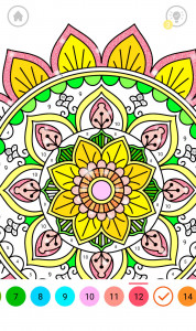اسکرین شات برنامه Mandala Coloring Antistress 5