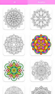 اسکرین شات برنامه Mandala Coloring Antistress 3