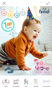 اسکرین شات برنامه Baby Photo Editor 1