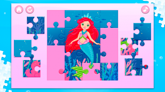 اسکرین شات بازی Mermaid Puzzles for Girls 5