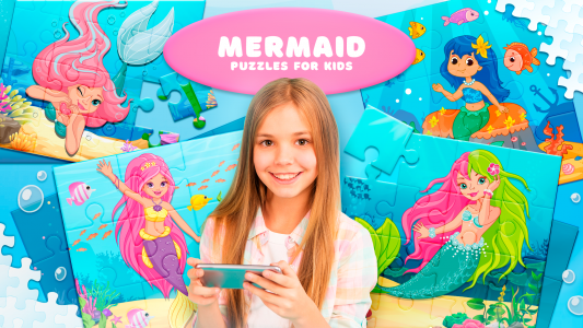 اسکرین شات بازی Mermaid Puzzles for Girls 1