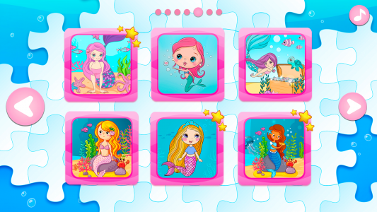 اسکرین شات بازی Mermaid Puzzles for Girls 3